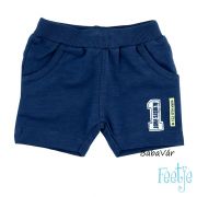 Feetje kék pamut sort