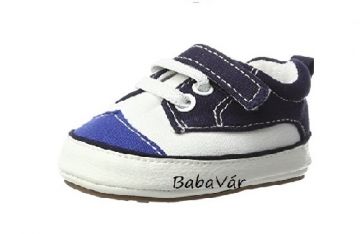 Sterntaler kék/fehér baba vászon cipő