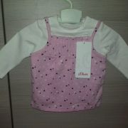 s.Oliver rózsaszín kislány pamut hosszú ujjú felső