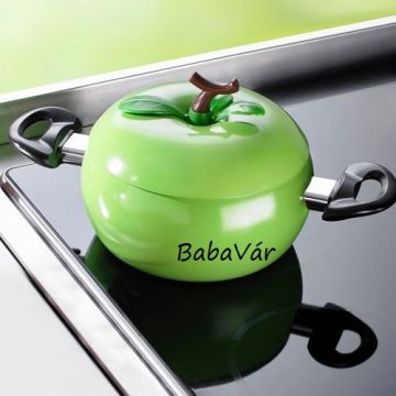 Teflon bevonatú nyeles edény fedővel: paradicsom