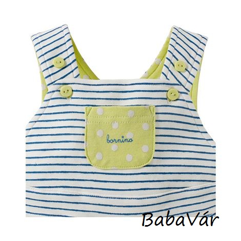 Bornino "Dots & Stripes" pöttyös csíkos kantáros babanadrág Bornino "Dots & Stripes" pöttyös csíkos kantáros babanadrág