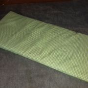 Zöld kockás  bölcső matrac 40×90