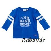 Feetje Mr. Handsome kék feliratos baba felső