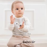 Bornino WILD TIME fehér macis hosszú ujjú baba pulóver Bornino WILD TIME fehér macis hosszú ujjú baba pulóver