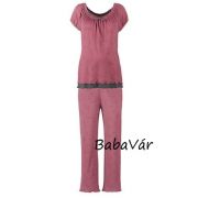 2hearts rózsaszín mintás  kismama/ szoptatós pizsama