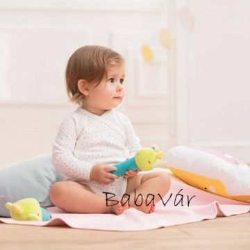 Bornino Confetti Animals rózsaszín békás átlapozós body