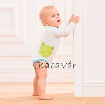Bornino Confetti Animals rózsaszín békás átlapozós body