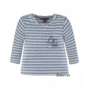 Kanz kék csíkos markolós pamut felső