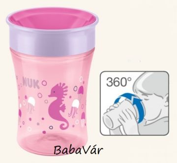 Nuk Magic Cup első tanuló ivópohár rózsaszín