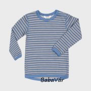 Joha Blue-gray csíkos gyapjú baba felső