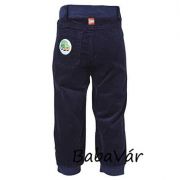 Lego Wear Duplo sötétkék autós babakord hosszú nadrág