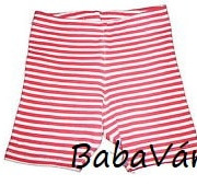 Rózsaszín csíkos pamut sort