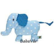 Baby Glück Elefántos textil  csörgő és rágóka