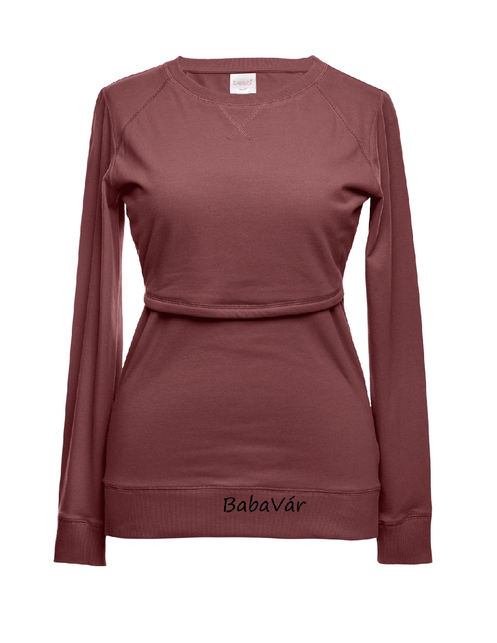 Boob warmer Hoodie Red Szoptatós/ kismama pulóver Boob warmer Hoodie Red Szoptatós/ kismama pulóver