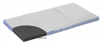 Alvi Hordozható utazóágy luftikus matrac 60×120 kék mintás