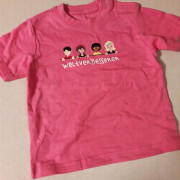 Pink gyerek mintás Rövid ujjú poló