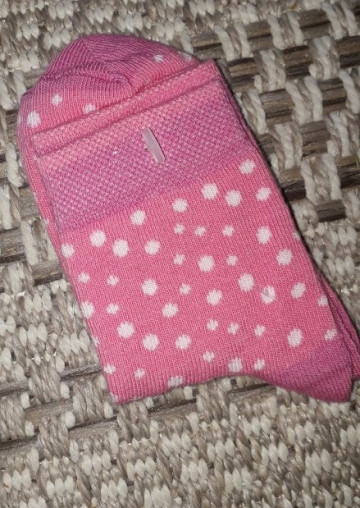Ewers rózsaszín pöttyös baba zokni