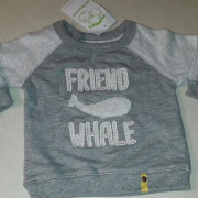Vertbaudet Friend Whale  gyerek pulóver