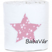 BabyBay Trend bölcsőhöz rózsaszín csillagos fejvédő BabyBay Trend bölcsőhöz rózsaszín csillagos fejvédő
