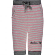 BellyButton lucky star rózsaszín csíkos pamut babanadrág BellyButton lucky star rózsaszín csíkos pamut babanadrág