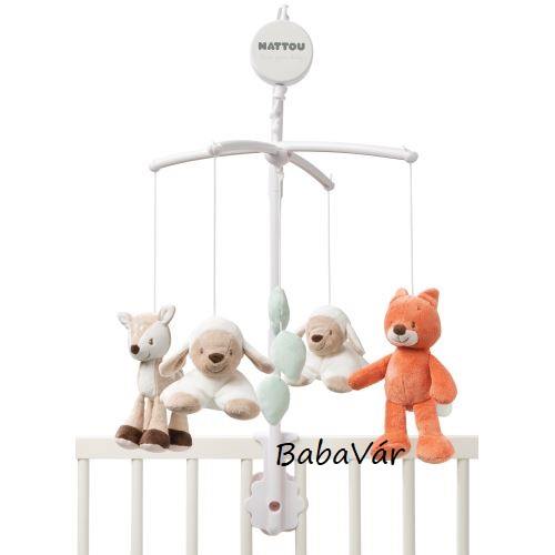 Nattou Fanny és Oscár zenélő forgó komplett szett Nattou Fanny és Oscár zenélő forgó komplett szett