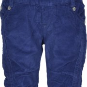 Steiff sötétkék puha kord kisfiú babanadrág