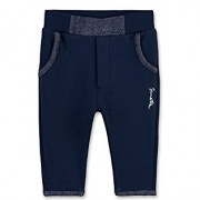 Sanetta sötétkék pamut passzés babanadrág