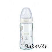 Nuk NUK First Choice pöttyös üveg cumisüveg 250ml szilikon cumival