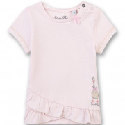 Sanetta rózsaszín csíkos kislány poló Sanetta rózsaszín csíkos kislány poló