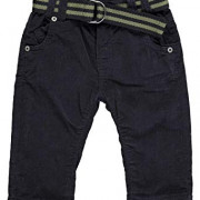 Steiff sötétkék macis bélelt puha kord kisfiú babanadrág övvel Steiff sötétkék macis bélelt puha kord kisfiú babanadrág övvel