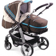 Chic4Baby szürke piros textil átalakítható mózeskosár Chic4Baby szürke piros textil átalakítható mózeskosár