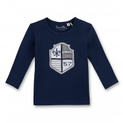 Sanetta Fiftyseven címeres hosszú ujjú kék felső