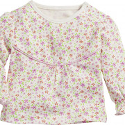 Schnizler virágos hosszú ujjú baba tunika felső