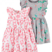 Carters  pink mintás kislány ruha
