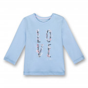 Sanetta Love hosszú ujjú kék kislány felső Sanetta Love hosszú ujjú kék kislány felső