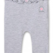 Sanetta szürke Happy Girl pamut babanadrág Sanetta szürke Happy Girl pamut babanadrág