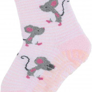 Sterntaler rózaszín egeres mintás tappancsos zokni