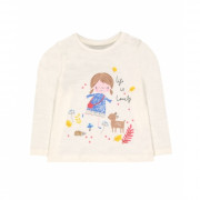 MotherCare Life is lovely hosszú ujjú feliratos kislány felső MotherCare Life is lovely hosszú ujjú feliratos kislány felső