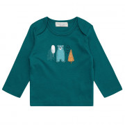 Sense Organics macis zöld hosszú ujjú baba felső