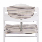 Hauck Alpha etetőszékhez párna drapp/barna csíkos