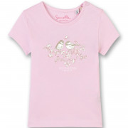 Sanetta Fiftyseven madárkás rózsaszín kislány poló Sanetta Fiftyseven madárkás rózsaszín kislány poló