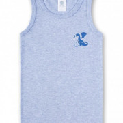 Sanetta kék sárkányos pamut trikó Sanetta kék sárkányos pamut trikó