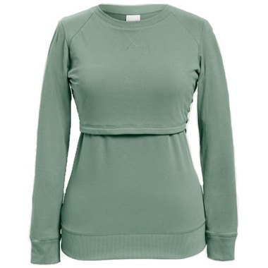 Boob warmer green surf Szoptatós/ kismama pulóver Boob warmer green surf Szoptatós/ kismama pulóver