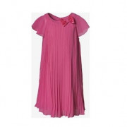 Happy Girls rakott mintás masnis alkalmi kislányruha Pink Happy Girls rakott mintás masnis alkalmi kislányruha Pink