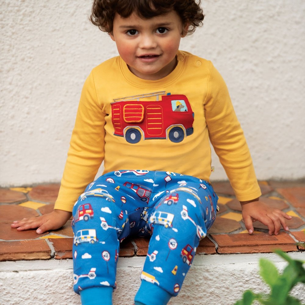 Frugi snuggle crawlers autós pamut nadrág Frugi snuggle crawlers autós pamut nadrág
