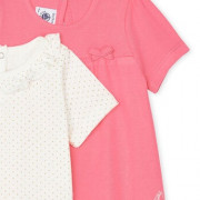 Petit Bateau pink masnis ujjú baba tunikás poló Petit Bateau pink masnis ujjú baba tunikás poló