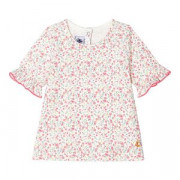 Petit Bateau Blumen fodros ujjú baba poló Petit Bateau Blumen fodros ujjú baba poló