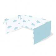 Pinolino Wölkchen hellblau kék felhős rácsvédő Pinolino Wölkchen hellblau kék felhős rácsvédő