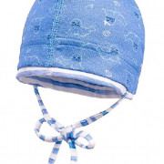 Maximo kék fókás pamut baba sapi