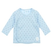 Feetje Mini Person kék átlapozós hosszú ujjú baba felső Feetje Mini Person kék átlapozós hosszú ujjú baba felső